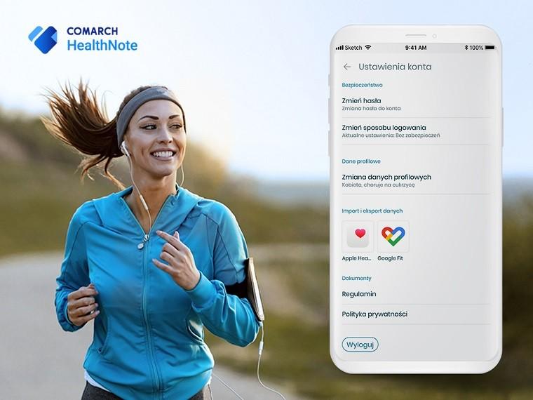 Aplikacja Comarch HealthNote