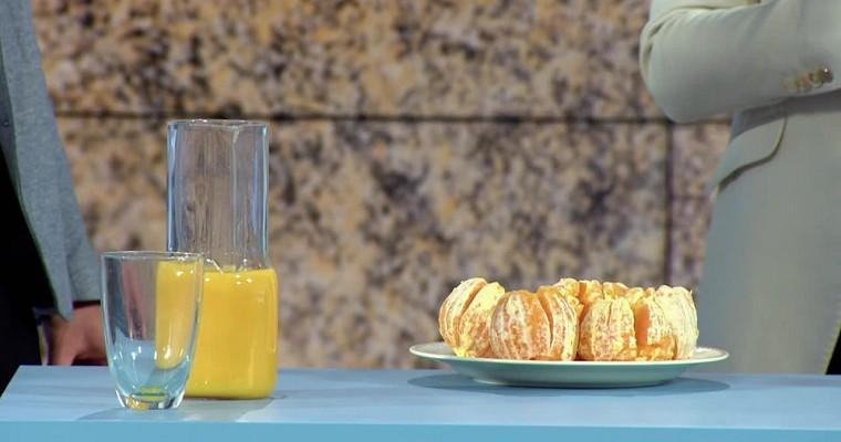 Ile cukru znajduje się soku pomarańczowym, a ile w pomarańczy? 