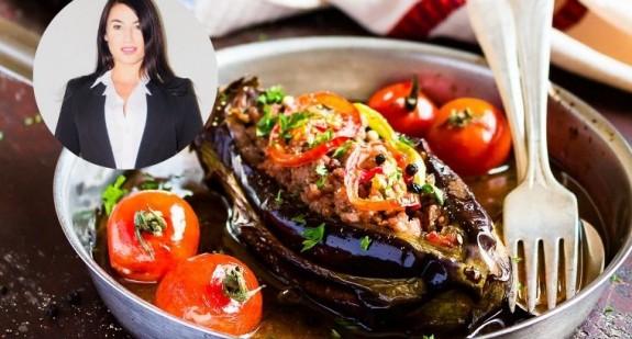 #ObiadNaZdrowie: zapiekany bakłażan faszerowany wołowiną i pomidorami - przepis na zdrowe danie